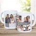 Personalized Gift | White Mug | Add Photo Text Logo (Pack of 6 pcs)