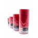 Handmade Pillar Candles Marble Finish Strawberry Fragrance Smokeless Long Lasting Candles Set of 4(Size 2 * 1.8 2 * 2.5 2 * 3.8 2 * 4.2Inch)