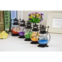 Gel Wax Decorative Lantern (Assorted Colour, Pack of 2)