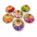 biZyug T-Light Floral and Pearl for Diwali Decoration (Pack of 2)