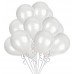 Metallic Balloons for Birthday / Anniversary Party Decoration Size (White 50pcs)