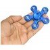 Fidget Spinner Metal Five Point Color Blue