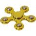 Fidget Spinner Metal Five Point Color Golden