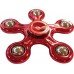 Fidget Spinner Metal Five Point Color Red 