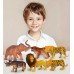 Figure Jungle Wild Animal Toys Figure Playing Set | Big Size