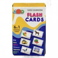 6 in 1 Easy Learning Flash Cards