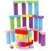 Wooden Tower Building Color Block Challenge Games