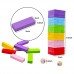 Wooden Tower Building Color Block Challenge Games