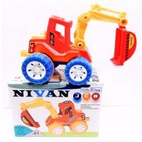 Bulldozer Construction Toy Puch and go Friction Powered Truck Toy for Kids