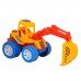 Bulldozer Construction Toy Puch and go Friction Powered Truck Toy for Kids