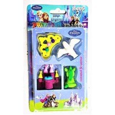 biZyug 3D Frozen Eraser for Return Gift (4 PKT)