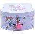 Unicorn Metal Body Piggy Bank for Kids with Lock and Key 1 Pcs