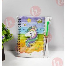 biZyug 3D Diary with Pen for Return Gift | Unicorn