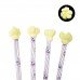 biZyug Popcorn Pencil with Eraser for Return Gift 6 PCS