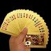 Gold Plated Poker Playing Cards (Gold, 54 Cards)