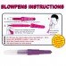 Blow Pens Color Spry with 4 Stencils for Drawing Arts & Crafts School Stationery