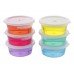 Crystal Clay Soft Slime Transparent Magic Mud - 6 pcs