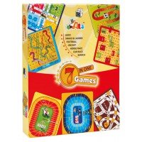 7 in 1 Games Ludo, Snakes & Ladders, Football, Cricket, Horse Race, Car Race