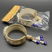 Exclusive Bangle KADA Bhabi Rakhi Cream Color